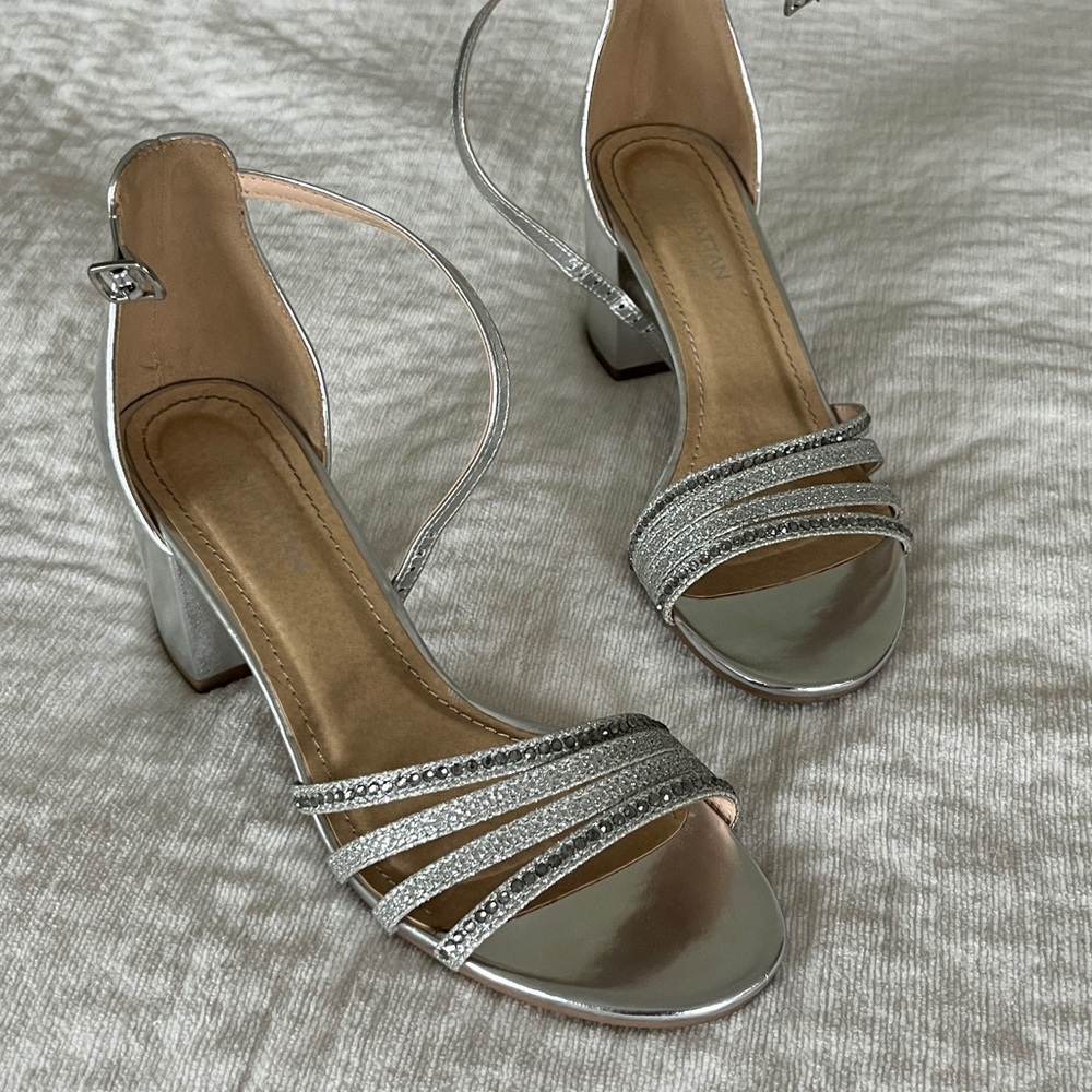 Silver heels